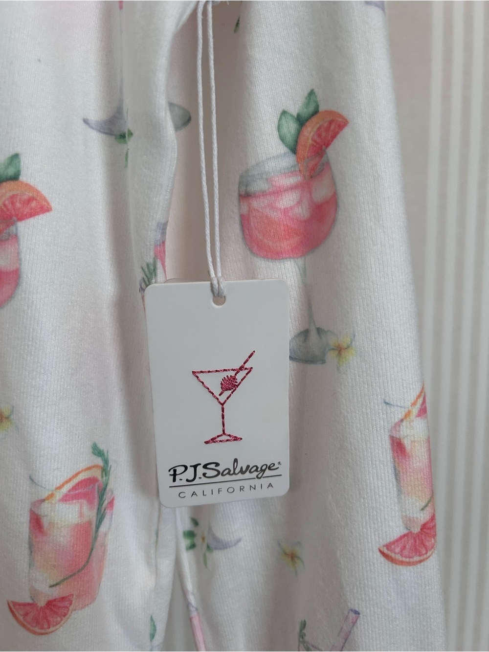 P.J. Salvage Paloma Mama Sweet Sips Long Sleeve Pajama Top Women’s Small NWT - Picture 7 of 9